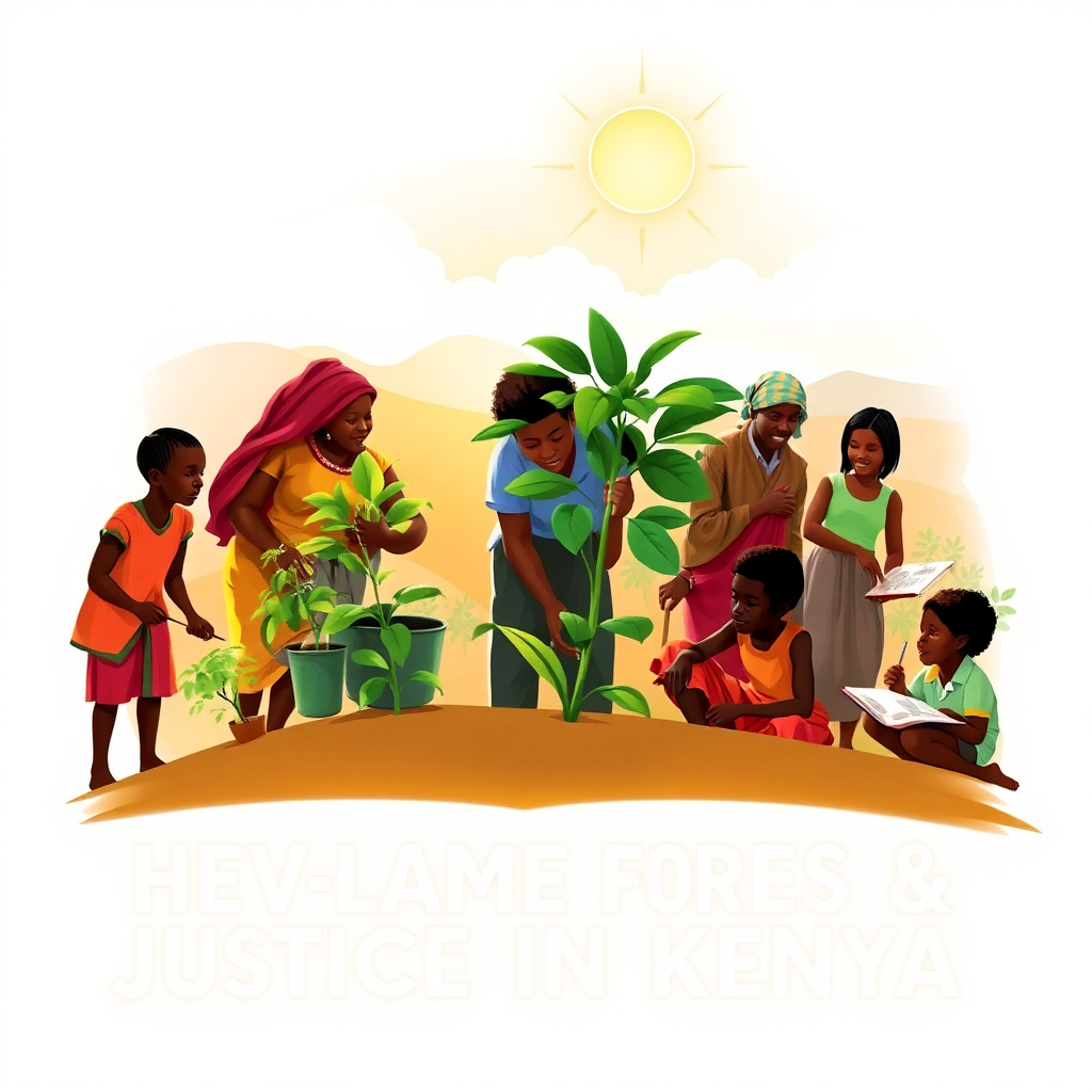 Community members working together to address poverty and injustice